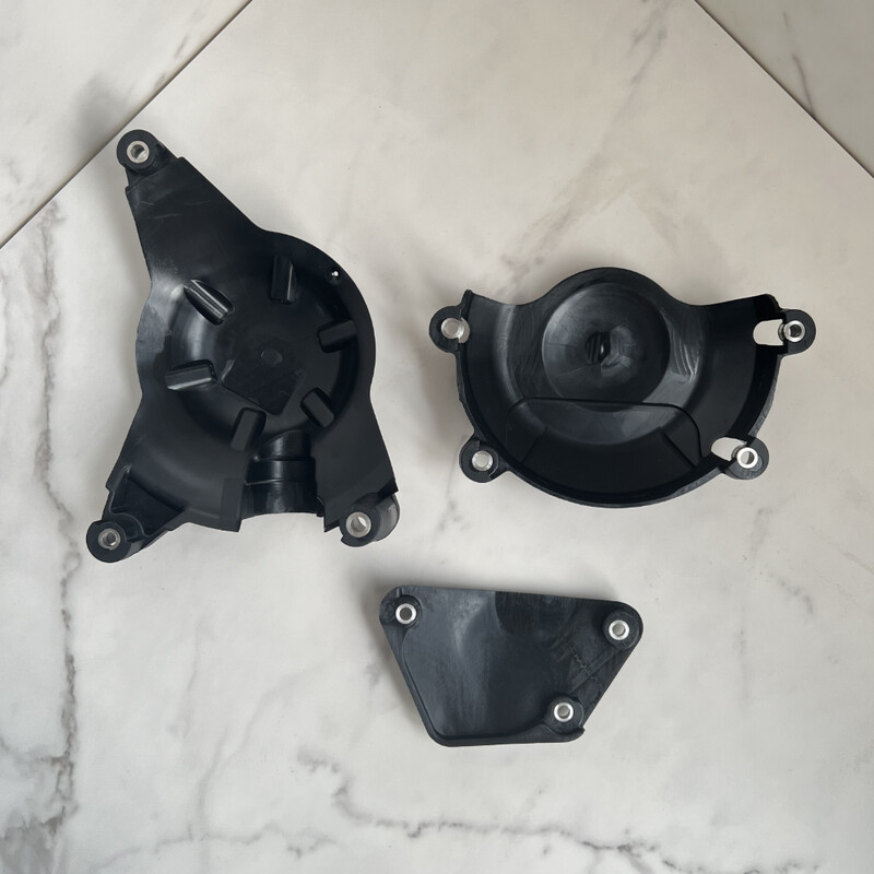 YAMAHA YZF R6 2006-2024+ Variklio apsauginis dangtelis anglies pluošto spausdinimas anglies išvaizda