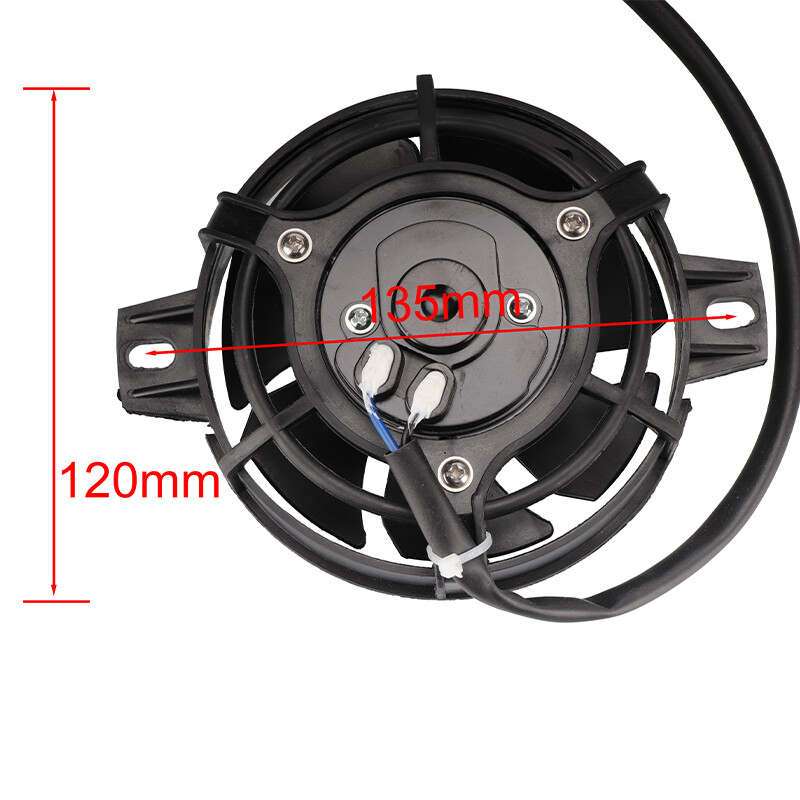 Ventilator de răcire pentru radiator de 4 inci pentru motociclete Răcitor de ulei Răcitor de apă Ventilator electric pentru HONDA KAYO Dirt Bike Go Kart Quad Accesorii