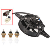 12V motocikla elektriskā radiatora dzesēšanas ventilators M16 ūdens temperatūras termostata slēdža temperatūras sensors 125 150 200 250 300 400 450
