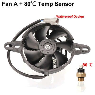 12V motocikla elektriskā radiatora dzesēšanas ventilators M16 ūdens temperatūras termostata slēdža temperatūras sensors 125 150 200 250 300 400 450