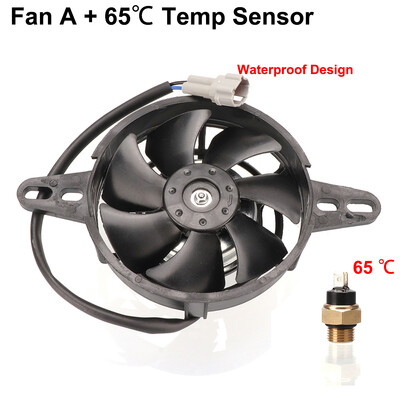 12V motocikla elektriskā radiatora dzesēšanas ventilators M16 ūdens temperatūras termostata slēdža temperatūras sensors 125 150 200 250 300 400 450