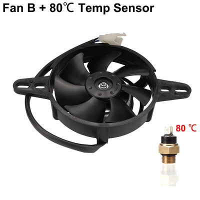 12V motocikla elektriskā radiatora dzesēšanas ventilators M16 ūdens temperatūras termostata slēdža temperatūras sensors 125 150 200 250 300 400 450