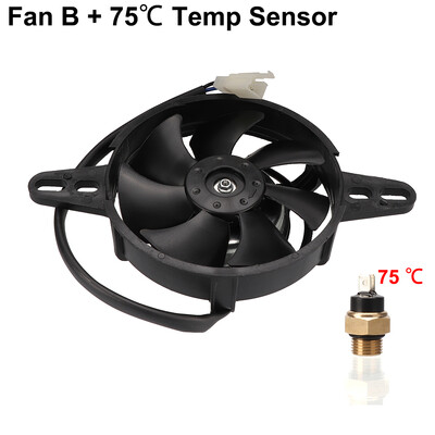 12V motocikla elektriskā radiatora dzesēšanas ventilators M16 ūdens temperatūras termostata slēdža temperatūras sensors 125 150 200 250 300 400 450