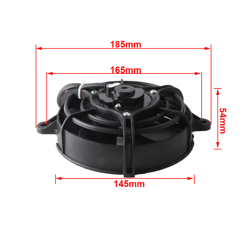 Motociklo variklio universalus 12 V radiatoriaus aušinimo ventiliatoriaus alyvos aušintuvas, skirtas 200 cc 250 cc 300 cc motociklo purvo dviračiui ATV Quad Go Kart Buggy