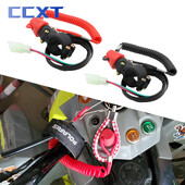 Valties užbortinio variklio variklio užmušimo jungiklio saugos diržas, skirtas Honda Yamaha Kawasaki KTM Suzuki universaliam motociklo keturračiui