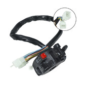 Motociklo elektrinis paleidimo jungiklis Garso posūkio signalų indikatoriaus jungiklis toli arti šviesos mygtukas, skirtas Honda Yamaha KTM Kawasaki etc ATV