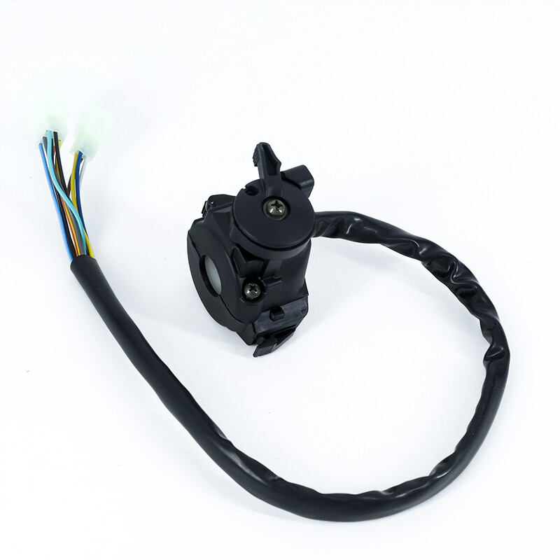 Motociklo elektrinis paleidimo jungiklis Garso posūkio signalų indikatoriaus jungiklis toli arti šviesos mygtukas, skirtas Honda Yamaha KTM Kawasaki etc ATV