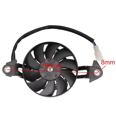Motociklo 12V Radiatoriaus ventiliatoriaus aušinimo vandens alyvos aušintuvas, skirtas 150cc 200cc 250cc 450cc Pit Dirt Bike Motociklas ATV Dirt Bike Quad Bike
