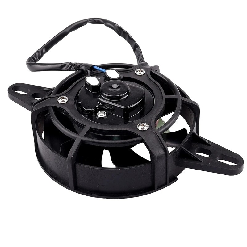 12V motociklo alyvos aušinimo ventiliatorius 200cc 250cc radiatoriaus ventiliatorius motociklo atsarginės dalys, tinkamos ATV Quad Go Kart Buggy Motocross