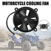 Ventilator de răcire pentru motociclete Radiator motor 150cc-250cc Accesorii pentru motociclete pentru ATV Quad Go Kart Buggy Motocross Răcitor de ulei 12V