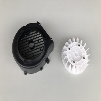 Motociklo aušinimo ventiliatoriaus dangtis skirtas GY6 50CCC 49 60 80CC 4 taktų motorolerio Mopedas139QMB 139QMA Kinijos motorolerio ATV Quad Go Kart dalys