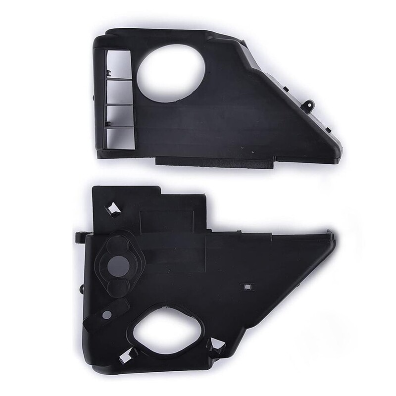 Motociklo priedas Plastikinis oro aušinimo gaubtas motorolerio variklio cilindro dangtis, suderinamas su Gy6 125 150 variklio aušinimo ventiliatoriaus korpusu