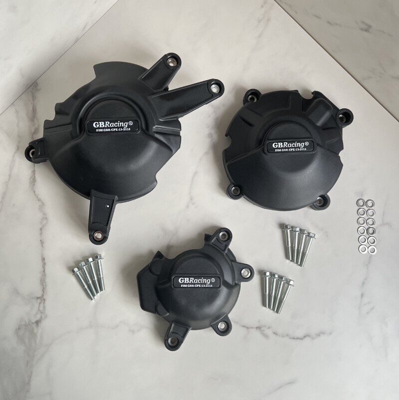 Skirta HONDA CBR650R 2021-2023 CB650R 2021-2023 Variklio apsauginis dangtis anglies pavidalo