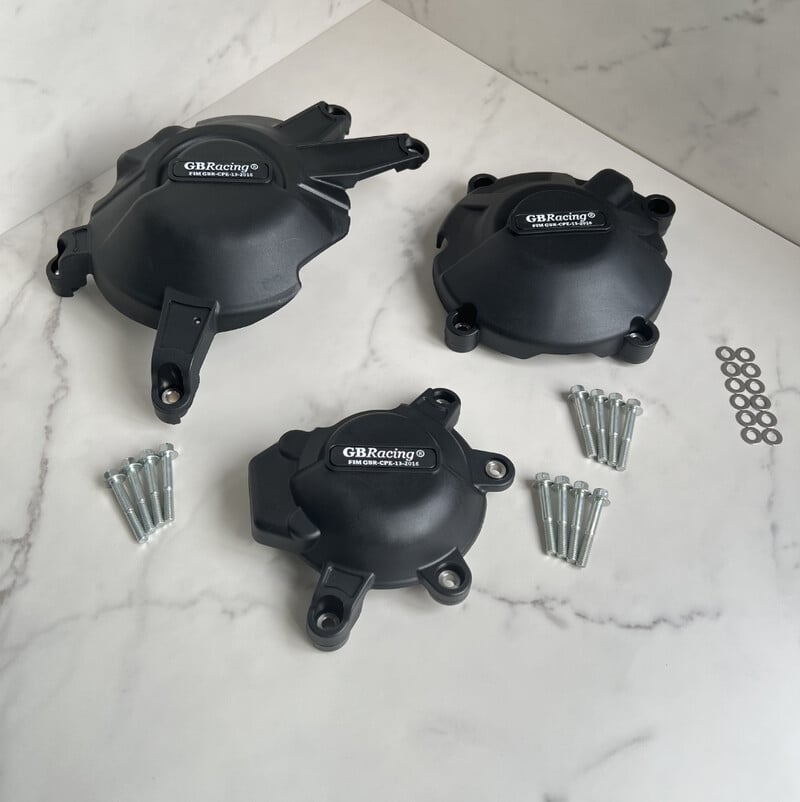 Skirta HONDA CBR650R 2021-2023 CB650R 2021-2023 Variklio apsauginis dangtis anglies pavidalo