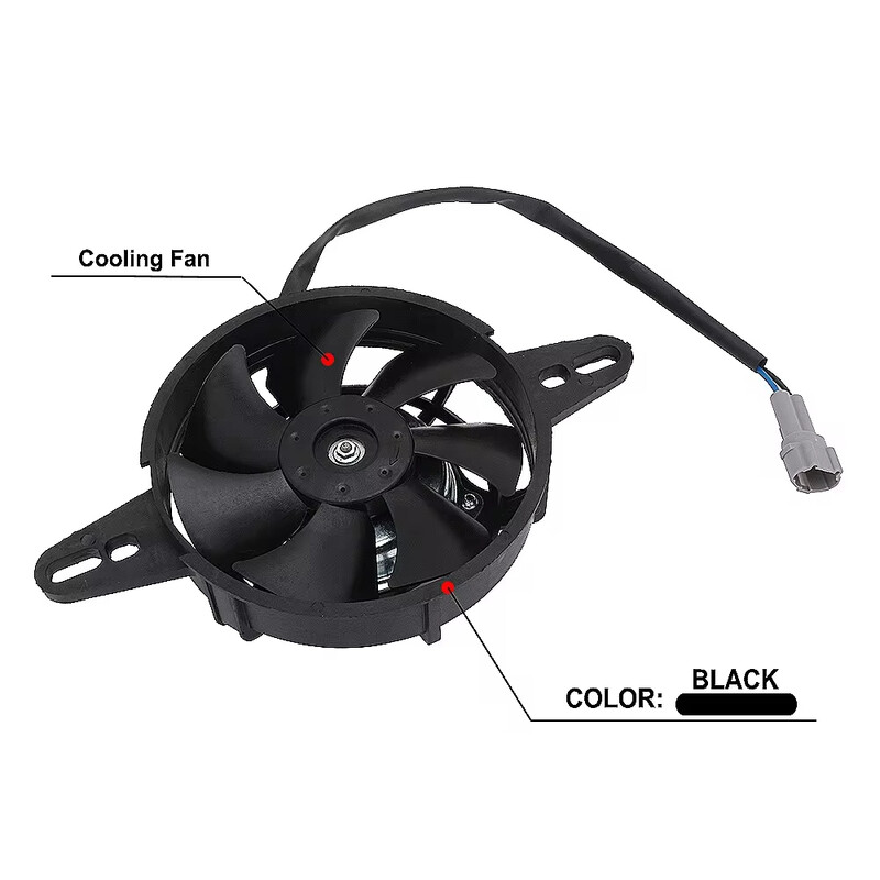 12V 150cc–250cc ATV Quad Go Kart motociklo vandeniui atsparus ventiliatorius aušinimas alyvos aušintuvas variklis elektrinis radiatorius motokroso priedai