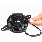 12V nuolatinės srovės motociklo radiatoriaus aušinimo ventiliatoriaus keitimas daugeliui NC250 150cc 200cc 250cc 300cc variklio vandeniu aušinami Pit Dirt Dviračiai