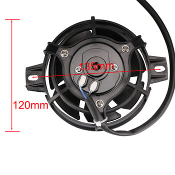 4-инчов вентилатор за охлаждане на радиатора Монтажна скоба Електрически маслен охладител за универсален HONDA KAYO Dirt Pit Bike Аксесоари за мотоциклети