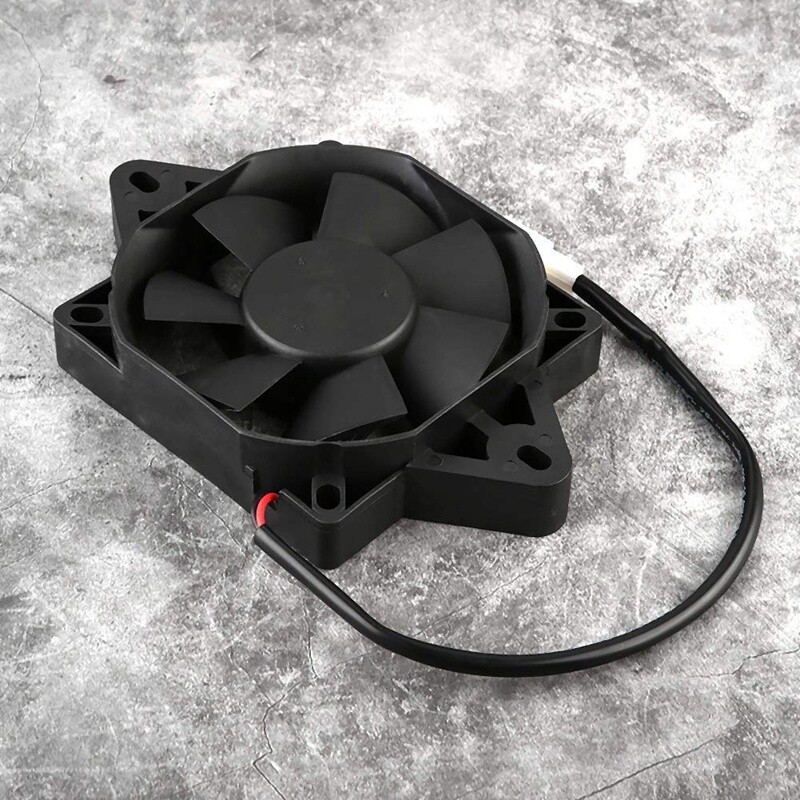 Motocikla dzesēšanas ventilators, elektriskā dzinēja dzesēšanas ventilatora radiators motociklam ATV Go Kart Quad 150-250Cc