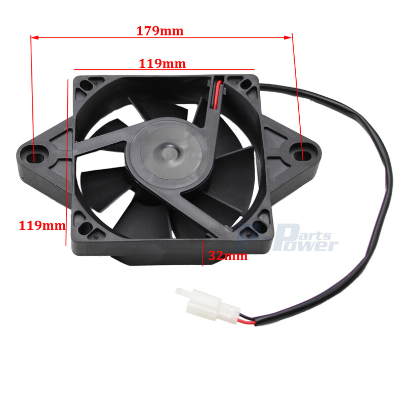 12v 6 collu radiatora termoelektriskais dzesēšanas ventilators 150cc 200cc 250cc Pit Dirt Bike ATV Quad Go Kart