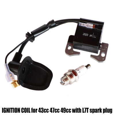 Πολλαπλασιαστής για 43cc 47cc 49cc Mini Quad Pocket Dirt Bike ATV 2-stroke Κινητήρας με μπουζί L7T καλής ποιότητας
