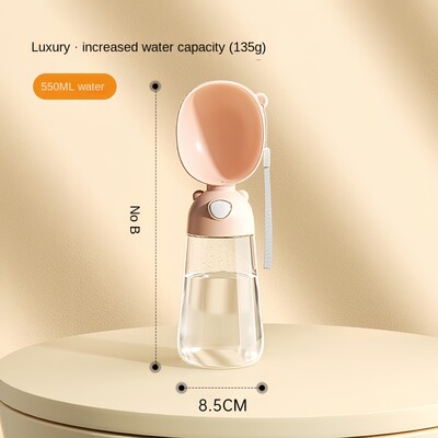 Šunų nešiojamas vandens dubuo Nešiojama maistinė medžiaga šunų kačių kelionių vandens puodelio butelis su maisto dozatoriumi Naminių šunų reikmenys