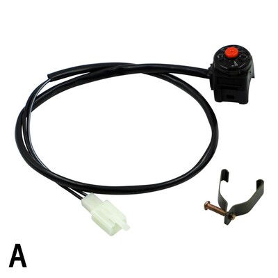 Universal Μοτοσικλέτα Kill Stop Switch Κουμπί Κόρνα Διακόπτης Μίζας Dirt Bike Αξεσουάρ μοτοσικλέτας για 22mm τοποθετημένο χέρι U6I5