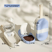 Kimpets du viename naminių šunų vandens puodelis, nešiojamas katėms lauke geriamas vanduo šuniukas Vanduo Maistas vandens butelis Naminių gyvūnų reikmenys