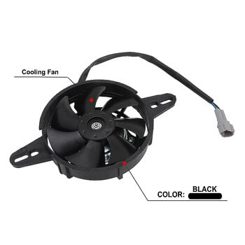 120mm Radiator Thermo Electric Cooling Fan 200cc 250cc 300cc PIT Quad Bike ATV Buggy For Ventilateur Moto 12V Intercooler Water