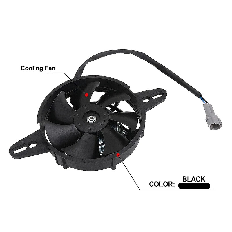 Radiator 120mm Ventilator de răcire termoelectric 200cc 250cc 300cc PIT Quad Bike ATV Buggy pentru Ventilator Moto 12V Intercooler apă