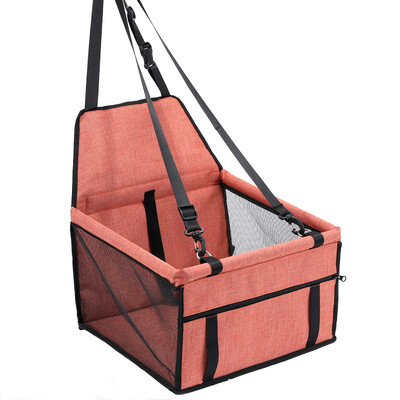 Šunų automobilio sėdynės užvalkalas Sulankstomas hamakas Naminių gyvūnėlių nešyklės Krepšys Krepšelis Nešioti Katėms Stabilus Sulankstomas kelioninis augintinio šuns autokėdutė