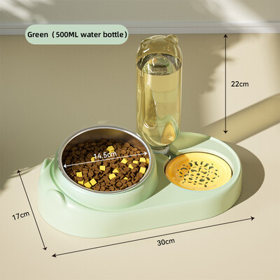 HOOPET kačių dubuo Mažas šunų maistas šėrimo vanduo geriamasis dubenėlių rinkinys katėms šunims šėryklos gertuvės dubenys naminių gyvūnėlių reikmenys
