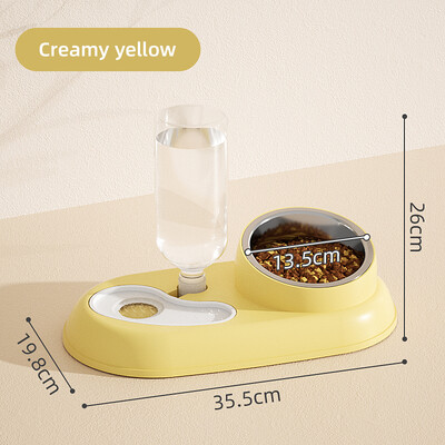 HOOPET kačių dubuo Mažas šunų maistas šėrimo vanduo geriamasis dubenėlių rinkinys katėms šunims šėryklos gertuvės dubenys naminių gyvūnėlių reikmenys