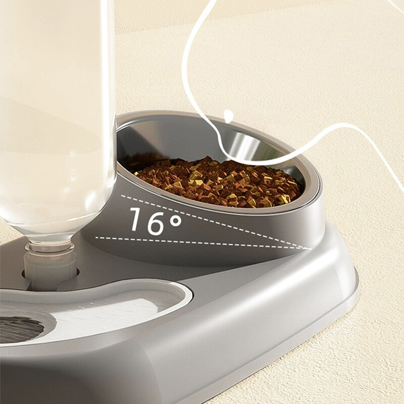 HOOPET kačių dubuo Mažas šunų maistas šėrimo vanduo geriamasis dubenėlių rinkinys katėms šunims šėryklos gertuvės dubenys naminių gyvūnėlių reikmenys