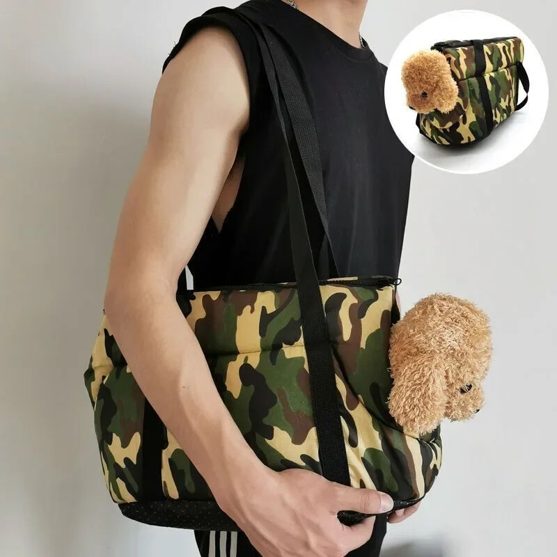 Mājdzīvnieku suņu somas āra ceļojumiem, pārnēsājams elpojošs šķērsstils ar bloķējošu rāvējslēdzēju mājdzīvnieku rokassomu, kas piemērota maziem suņiem, kaķiem