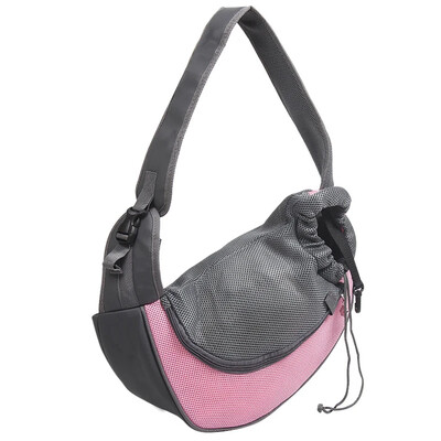 Mājdzīvnieku suņu soma Ērta, elpojoša, regulējama āra ceļojumu kucēna rokassomiņa ar vienu plecu Maza muguras soma suņu pārnēsāšanai, kaķim