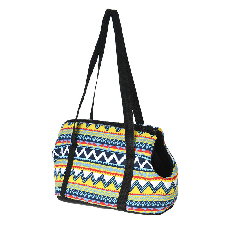 Moodne trükitud koerte kandekott väikestele koertele Kasside õues reisimiseks õlakotid Chihuahua Yorkies seljakott lemmikloomatarbed