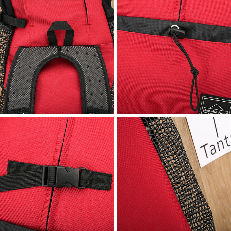 Āra ceļojumi Lielas ietilpības mājdzīvnieku soma āra ērta pārnēsāšanai elpojošas kaķu un suņu dubultplecu mugursomas vairumtirdzniecība