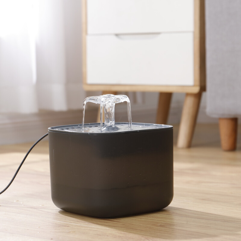 Didelės talpos naminių gyvūnėlių vandens fontanas – automatinis kačių vandens dozatorius su maišytuvo komplektu, įkraunamas USB, žema įtampa, tylus veikimas