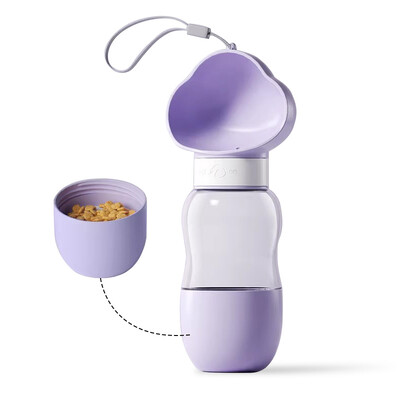 Pet Boss Pet Dog Vandens butelio tiekimo dubuo Nešiojamas vandens maisto butelis Gyvūnai Lauko Kelionės Geriamasis šunų Dubenys Vandens dubuo šunims