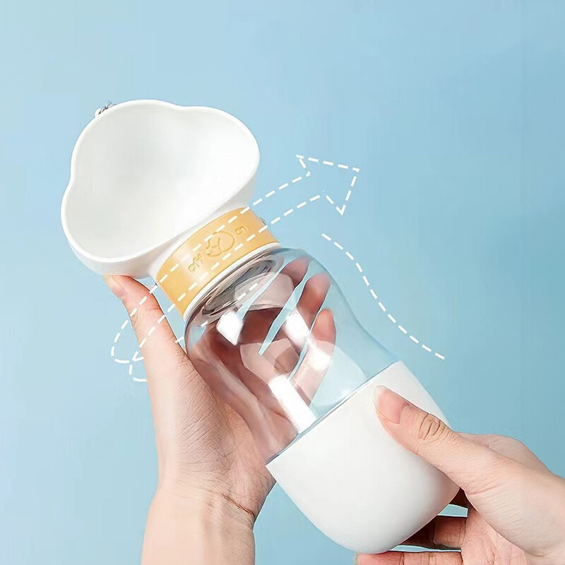 Pet Boss Pet Dog Vandens butelio tiekimo dubuo Nešiojamas vandens maisto butelis Gyvūnai Lauko Kelionės Geriamasis šunų Dubenys Vandens dubuo šunims