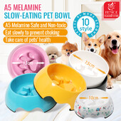 Lėto valgymo dubenys, apsaugantys nuo apvirtimo, apsaugantys nuo užspringimo, neslystantys Specialus dubuo šunims Bichon Frise, Corgi, Teddy, prancūzų buldogas
