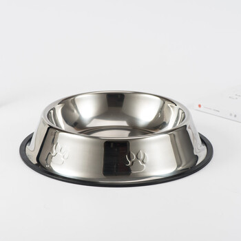 6 размера Pet Dog Cat Bowls Хранилка от неръждаема стомана Хранилка Купа за вода за домашни кучета Котки Кученце Ястие за храна на открито XS/S/M/L/XL/XXL