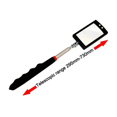 Ištraukiamas po transporto priemonės apžiūros veidrodis 360° važiuoklės atšvaitas su LED priežiūros vamzdžių endoskopo suvirinimo taisymo įrankiu