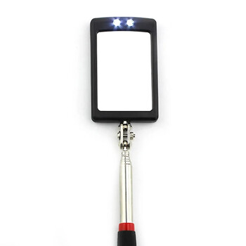 Επιθεώρηση πλαισίου κινητήρα Auto Repair Detector Mirror Πτυσσόμενο τηλεσκοπικό LED Light Reflector Εργαλείο γενικής χρήσης