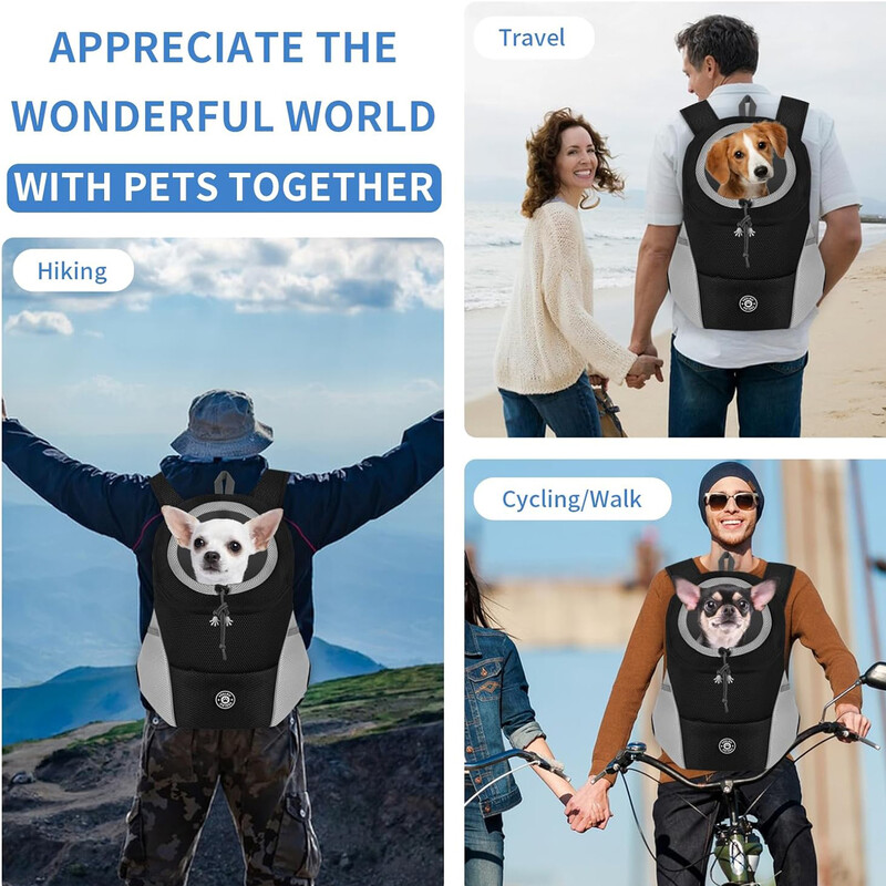 Lauko naminių šunų nešiojimo kuprinė kvėpuojanti kamufliažas Kelioniniai produktai Krepšiai mažam šuniui katei Čihuahua meškiuko tinklelio kuprinė