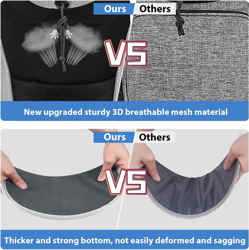 Lauko naminių šunų nešiojimo kuprinė kvėpuojanti kamufliažas Kelioniniai produktai Krepšiai mažam šuniui katei Čihuahua meškiuko tinklelio kuprinė