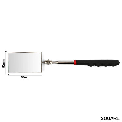 Pārnēsājams teleskopisks, elastīgs galvas pārbaudes spogulis ar LED apgaismojumu, regulējams 360 grādos pagriežams skatīšanās automātiskais rokas instruments