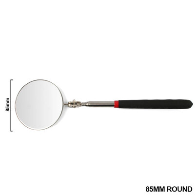 Pārnēsājams teleskopisks, elastīgs galvas pārbaudes spogulis ar LED apgaismojumu, regulējams 360 grādos pagriežams skatīšanās automātiskais rokas instruments