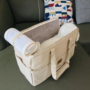 Столче за кола за кучета Dog Booster Car Seat Cat Carrier Bag Котешко легло за малки кучета Котки Столче за кола за домашни любимци с подложка и ремъци за кучета Котки