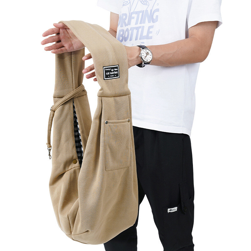 Pet Crossbody Krepšys Lauke Kelioninis Nešiojamas Katės Šuniuko Krepšys Medvilninis Patogus nešiojimas Naminių gyvūnėlių nešiojimo reikmenys